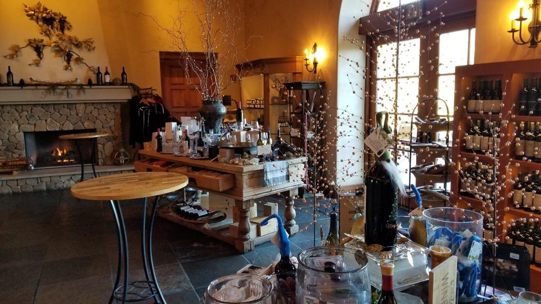 Another view of the tasting room at St. Francis Winery and Vineyards.